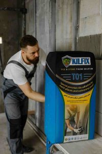 چسب کاشی پودری پرسلانی، الیافی